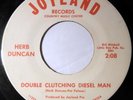HERB DUNCAN Double Clutching Diesel Man 45 rpm Joyland Rockabilly Country VG+