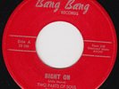 TWO PARTS OF SOUL Right On RARE northern soul 45 SAME LABEL AS William Cummings