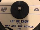 RARE Ray & The Royals Let Me Know DELTA 503 Northern Soul Texas