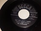 LOUIS ARMSTRONG Zat You Santa Claus? / Cool Yule DECCA 28943 JAZZ 45 VINYL 7