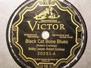 BOBBY LEECAN ROBERT COOKSEY Black Cat Bone Blues/Dirty Guitar Blues VICTOR 20251