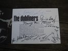 1969 Dubliners concert programme, fully signed by the band