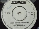 THE DUBLINERS,SCORN NOT HIS SIMPLICITY / RAGLAN RD,RARE IRISH PRESS,TRIBUNE,EX+