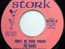 THEMES machine stamped STORK near Mint 45 There's No Moon Tonight / Marnie FM489