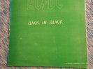 ACDC AC/DC Very Rare Back In Black Korean Import Early Pressing Vinyl LP Record