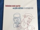 THELONIOUS MONK & JOHN COLTRANE at Carnegie Hall Mosaic SEALED LP - Out of Print