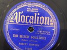 Vocalion 04002 Robert Johnson STOP BREAKING DOWN/ Honeymoon Blues  1937  V+