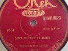 SYLVESTER WEAVER OKEH 8504 BLUES 78 RPM E+/N-