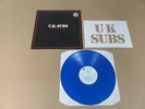 U.K. SUBS Recorded 1979-1981 ORIGINAL BLUE VINYL 1ST PRESSING LP & RARE STENCIL