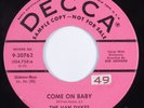 Doo Wop R&B 45 VAN DYKES Come On Baby DECCA promo HEAR