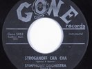 Inst Tittyshaker/Novelty Break-In 45 SYMPHONY ORCH. Stroganoff Cha Cha GONE HEAR