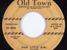 R&B Rocker 45 SOLITAIRES Fine Little Girl OLD TOWN HEAR