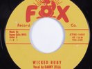 Rockabilly 45 DANNY ZELLA & ZELL ROCKS Wicked Ruby FOX HEAR