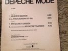 depeche mode  promo copy of leave in silence record vinyl us published