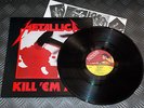 Metallica 'Kill 'Em All' 1st Press France '83 Original Vinyl LP MFN7 + Lyr Inner
