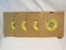 Seeburg Background Music Library 45 Records E & EX Series - Set of 4 7