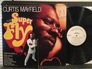 CURTIS MAYFIELD SUPERFLY WHITE LABEL RROMO OST 1972 CURTOM LP w/DIE-CUT CVR FUNK