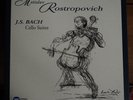 MSTISLAV ROSTROPOVICH - J.S. Bach CELLO Suites WARNER 4 LP Audiophile set