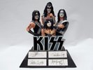 KISS 1997 GARTLAN Band Figurine Signed By ALL 4 GENE, PAUL, ACE & PETER Reunion