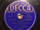 CAJUN FRENCH 78 SONS OF ACADIANS MAKES NO DIFFERENCE NOW / ROSETTA DECCA 17052