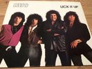 KISS  Lick It Up Vinyl LP 1983 1st Press Casablanca w/ Lyric Inner VG+