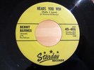 Rockabilly 45 BENNY BARNES You Gotta Pay / Heads You Win STARDAY 45-401 VG++/NM-
