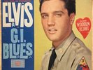 Elvis Presley G.I. Blues OG 1st press vinyl 1S RCA LP Wooden Heart sticker NICE