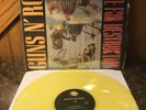 GUNS N ROSES APPETITE FOR DESTRUCTION  BANNED COVER YELLOW COLORED VINYL