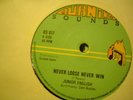 UK BURNING SOUNDS BS 017-JUNIOR ENGLISH-NEVER LOOSE NEVER WIN/CLEM BUSHAY-NR EX