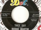 RODGE MARTIN They Say Im Standing By DOT SUSAN REWIS  NORTHERN SOUL 45