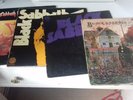 4 BLACK SABBATH LP's - MASTER, VOL 4, BLOODY & 1ST - VERTIGO - FAIR TO POOR COND