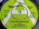 THE JACKSON 5 - LITTLE BITTY PRETTY ONE - 1972 UK TAMLA DEMO TMG 825 NM