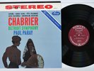 PAUL PARAY MUSIC OF CHABRIER ESPANA/DANSE SLAVE MERCURY SR90212 US Vinyl LP