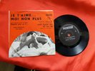 DISCO 45 giri  - Jane Birkin & S. Gainsbourg ?– Je t'aime. moi non plus ISARAELE
