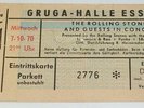 The Rolling Stones In Concert 7-10- 1970   Ticket Konzertkarte Eintrittskarte
