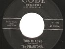 Doo Wop Group Soul 45 THE PHANTONES 