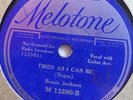 BESSIE JACKSON LUCILLE BOGAN MELOTONE 13280 BLUES 78RPM E ROLAND CAMPBELL GUITAR