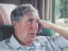 AUTOGRAPHED PHOTO Sir Michael Tippett 15x10cm Classical Composer