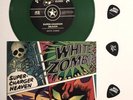 White Zombie: Super-Charger Heaven WITH GUITAR PICKS Rare Promo Clear Green 1994