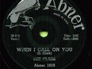 DEE CLARK (Nobody But You / When I Call On You) R&B/SOUL 78  RPM  RECORD