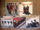the Beatles No 1 ep  uk 1963  parlophone label  gep 8883 + Rolling Stones 45s
