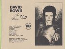 David Bowie In Person & In America (Both Records) TMOQ USA 1974 Insert Editions