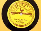 Elvis Presley 3 x Sun 78rpm vinyl replicas