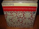 GRUMIAUX / BACH sonatas & partitas for violin  ( classical ) 2lp philips stereo