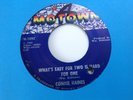 CONNIE HAINES - WHAT'S EASY FOR TWO IS HARD FOR ONE / WALK IN SILENCE -MOTOWN