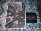 STAR WARS 1977 Original Soundtrack DOUBLE LP RECORD SET Large Poster COLLECTORS