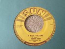 ORIGINAL PRESS JOHNNY CASH ROCKABILLY 45 I WALK THE LINE MINT- CONDITION