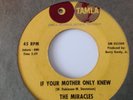 MIRACLES -IF YOUR MOTHER ONLY KNEW / WAY OVER THERE -TAMLA T-54069. VG+
