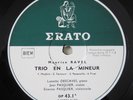 FRENCH ERATO DP 43-1 - Trio Ravel Descaves / Rampal / Pasquier 1st press FRANCE