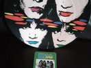 kiss asylum picture disc numbered limited edition and asylum backstage pass...